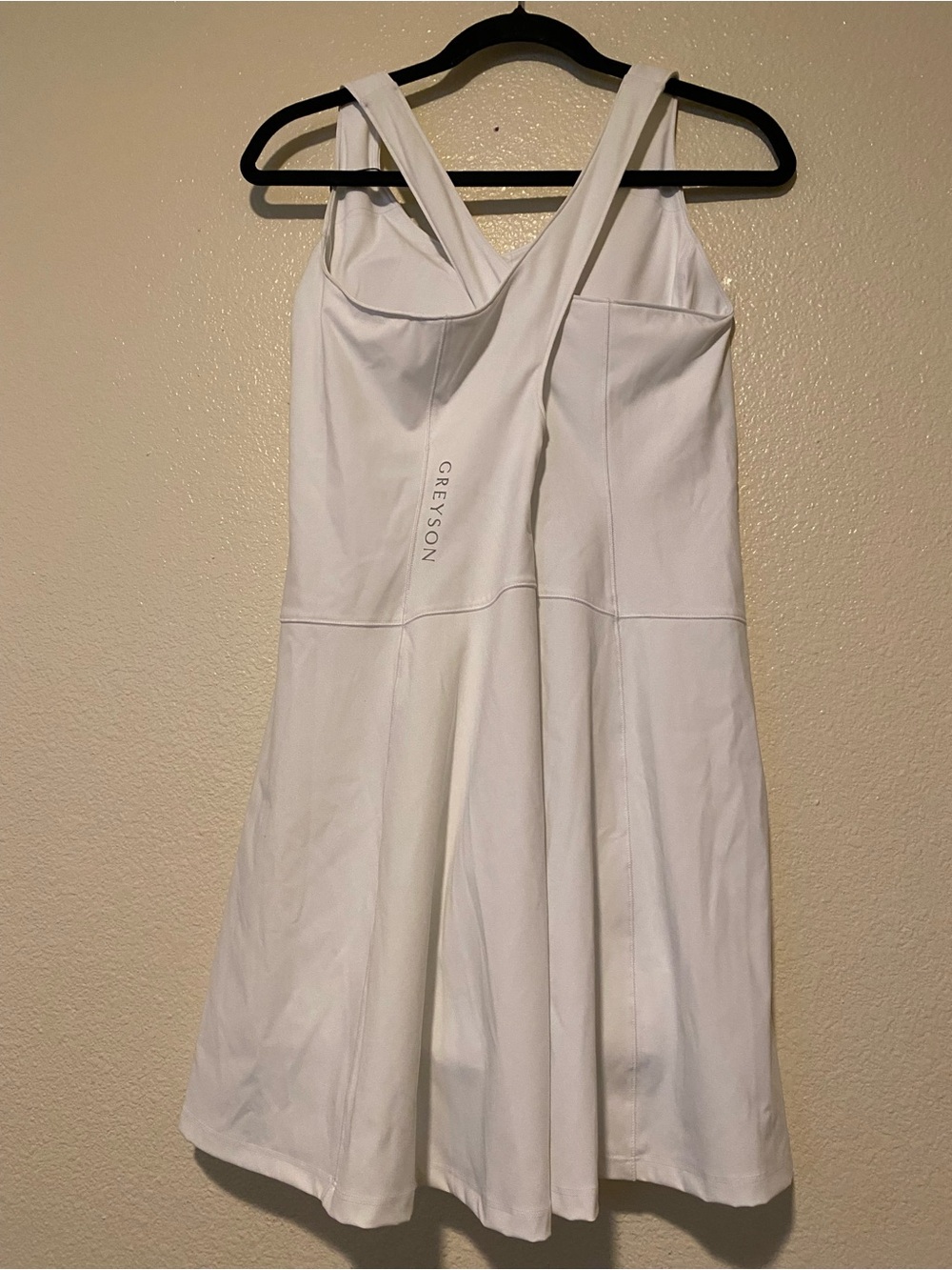 Greyson Venus Rally White Tank Mini Dress Size L - Picture 8 of 12